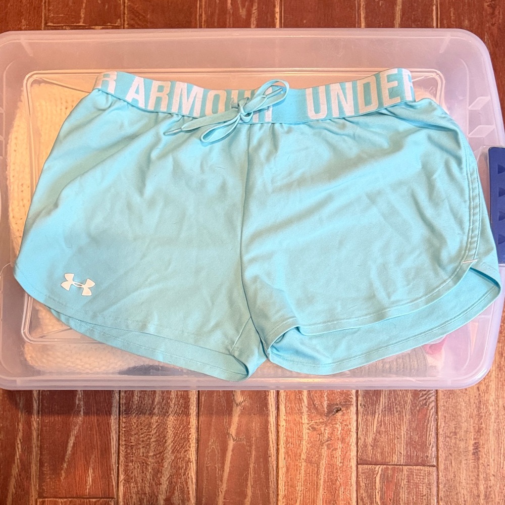 Under Armour Women's Aqua Elastic Waist Athletic Shorts